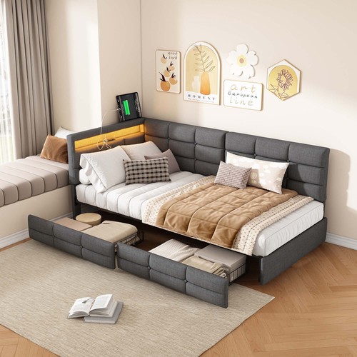 Polsterbett schlafsofa - polsterbett,