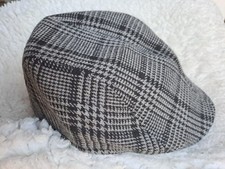 Elegante Schiebermütze, Gatsby-Mütze, Newsboy-Mütze * Hahnentritt *  Zustand Neu