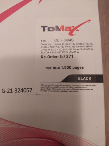 Samsung su100a clt k404s - samsung, clt-k404s