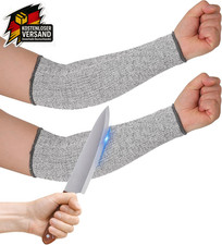 Armschutz 33cm Unterarmschutz Schutzarm Sleeves Daumenloch Schnittschutz Mansche