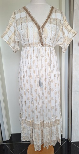Kleid lang aus - kleid, viskose