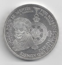 10 Mark, 1992 150 Jahre Pour le Mérite für Wissenschaften und Künste (1396)
