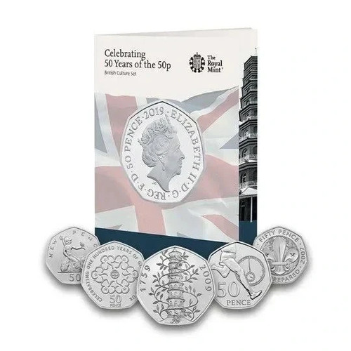 Royal mint 2019 celebrating - celebrating, 50