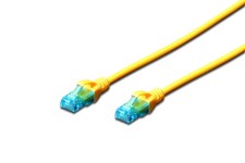 DIGITUS Patch-Kabel RJ-45 (M) zu RJ-45 (M) 1 m Kupfer U/UTP Cat 5e gelb