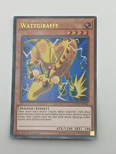 Yu-Gi-Oh! Einzelkarte Wattgiraffe bespielt
