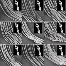 Silberketten Mix 10 Stk 925 Pl