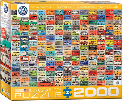 Puzzle bunte bulli - vw,