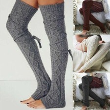 Damen Winter Lang Overknee