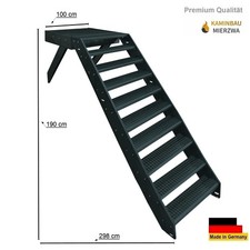 Stahltreppe Treppe Anthrazit