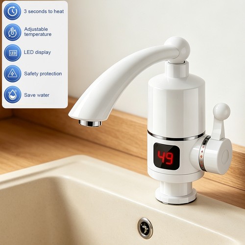 Elektrischer wasserhahn - elektrischer,