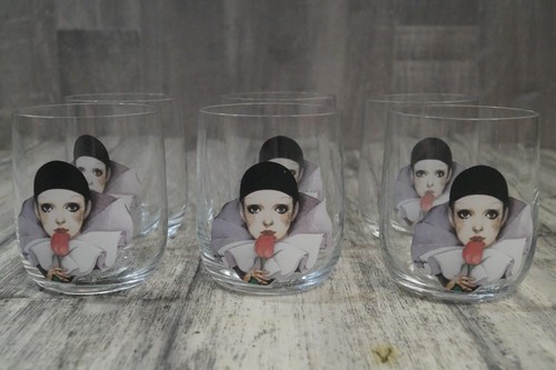 Trinkglas glas mit - 6x,