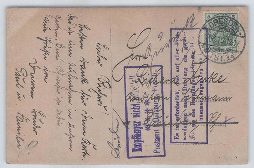 Reich zurück postkarte - reich, zurück-postkarte