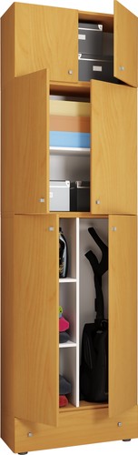 Holz besenschrank putzschrank - besenschrank,