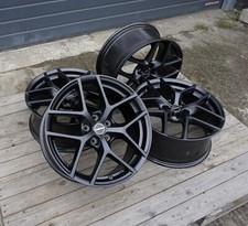 BORBET Y 18Zoll Felgen 8x18 ET48 5x1112 Schwarz Matt für Audi Seat Skoda VW Golf