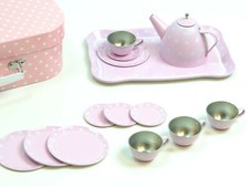 Tee-Set Metall Koffer