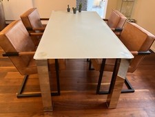 Glastisch Esstisch 180 cm