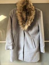 H&M Mantel mit Fellkragen