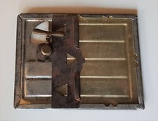 Blech Fahrkarten Halter für Wochenkarte Monatskarte DR Deutsche Reichsbahn #002