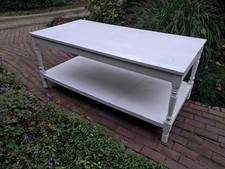 Großer Verkaufstisch Landhaus Stil Tisch Geschäft Shabby Chic Geschäftsaufgabe