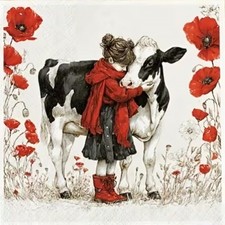 5 Lunch Servietten, Basteln