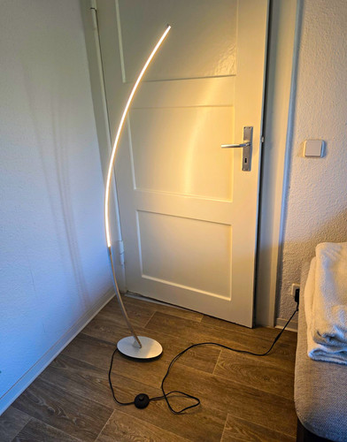 Led stehlampe bogenlampe weiß - led,
