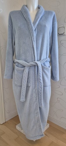 Bademantel hellblau polyester - bademantel,