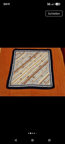 Seidentuch vintage 85x85cm - seidentuch,