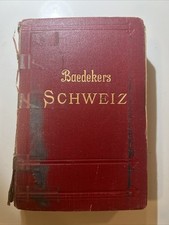 Baedekers Schweiz 1930 Travel