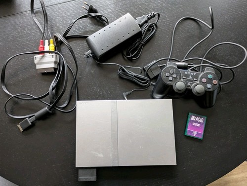 Sony playstation slim silver - sony,
