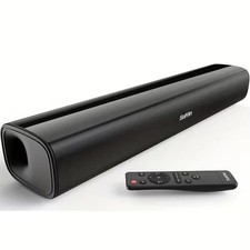 Saiyin 43.18cm Soundbar & Subwoofer 2.1Ch Home Theater TV Speaker System 40W