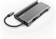 Hama USB-C 7in1 Docking Station Multiport Tablet LAN PD HDMI VGA Hub Macbook 4K