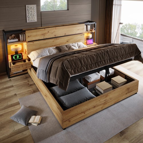 180x200cm holzbett doppelbett - 180x200cm,