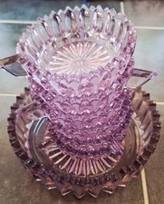 Lila Alexandrit Kristall Glas