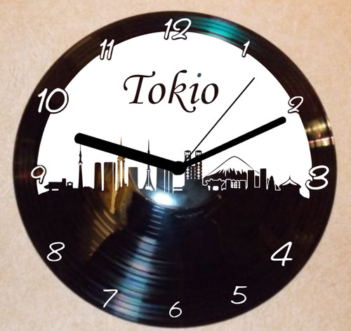 Tokio wanduhr schallplattenuhr - tokio,