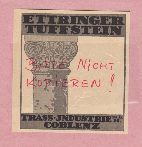 Coblenz werbung 1914 - coblenz,,