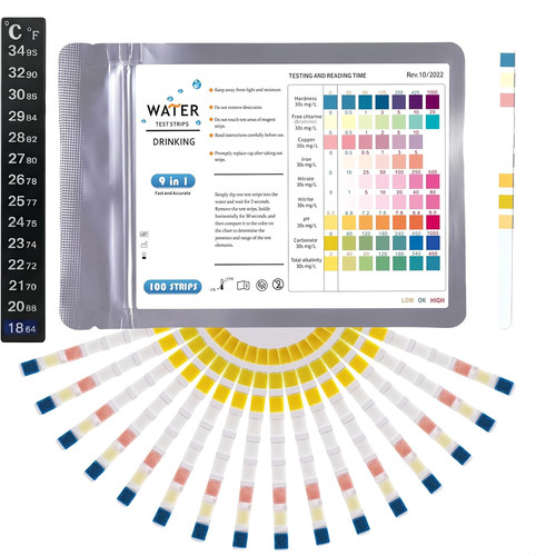 Aquarium wassertest set 1 - aquarium, 9-in-1