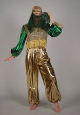 Suleika grün/gold Kostüm
