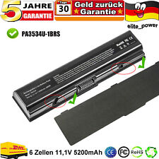 PA3534U-1BRS Akku für Toshiba Satellite A200 A300 A500 L200 L300 L500 (5200mAh)