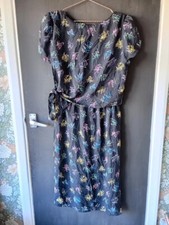 Vintage Overlay Kleid 40er Jahre Stil