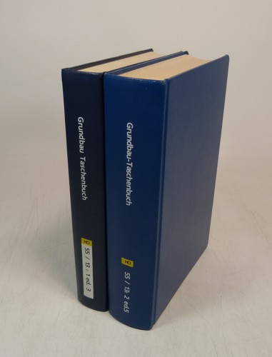 Grundbau taschenbuch band - grundbau, (band