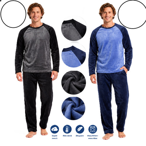 Herren pyjama schlafanzug - pyjama, lang