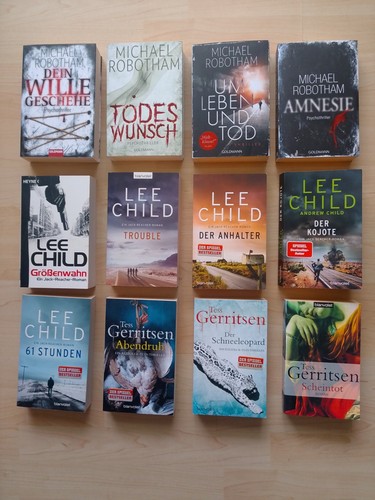 Bücher konvolut thriller - bücher,