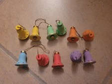 11 Stück bunte Glöckchen