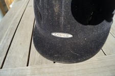 Reithelm Casco schwarz, Samtbezug, GR. M / 54-57