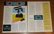 Seltene Werbung CBS Coleco Gemini Atari 2600 TopScore Wizard of Wor 1984