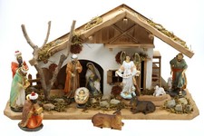 Holz Krippenstall, Holzkrippe