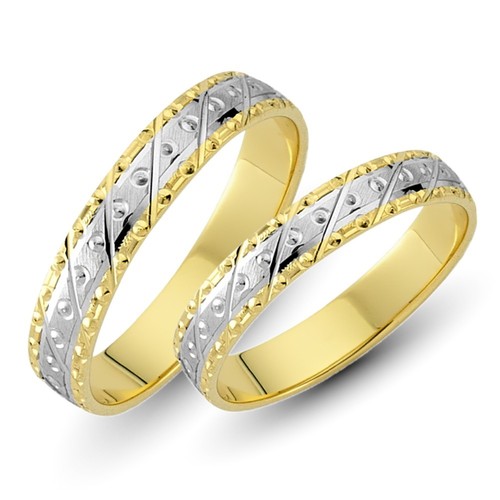 Paar trauringe 585 - gold, gelb
