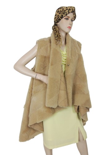 Lange damenweste curly - lange, damenweste,