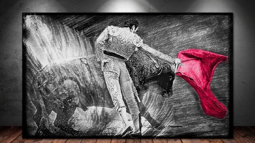 Leinwand bild xxl pop art - bild, er