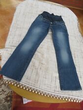 Damen Schwangerschaft Jeans Hose Gr 38 Marke H & M MAMA 99% Baumwolle 1% Elastha